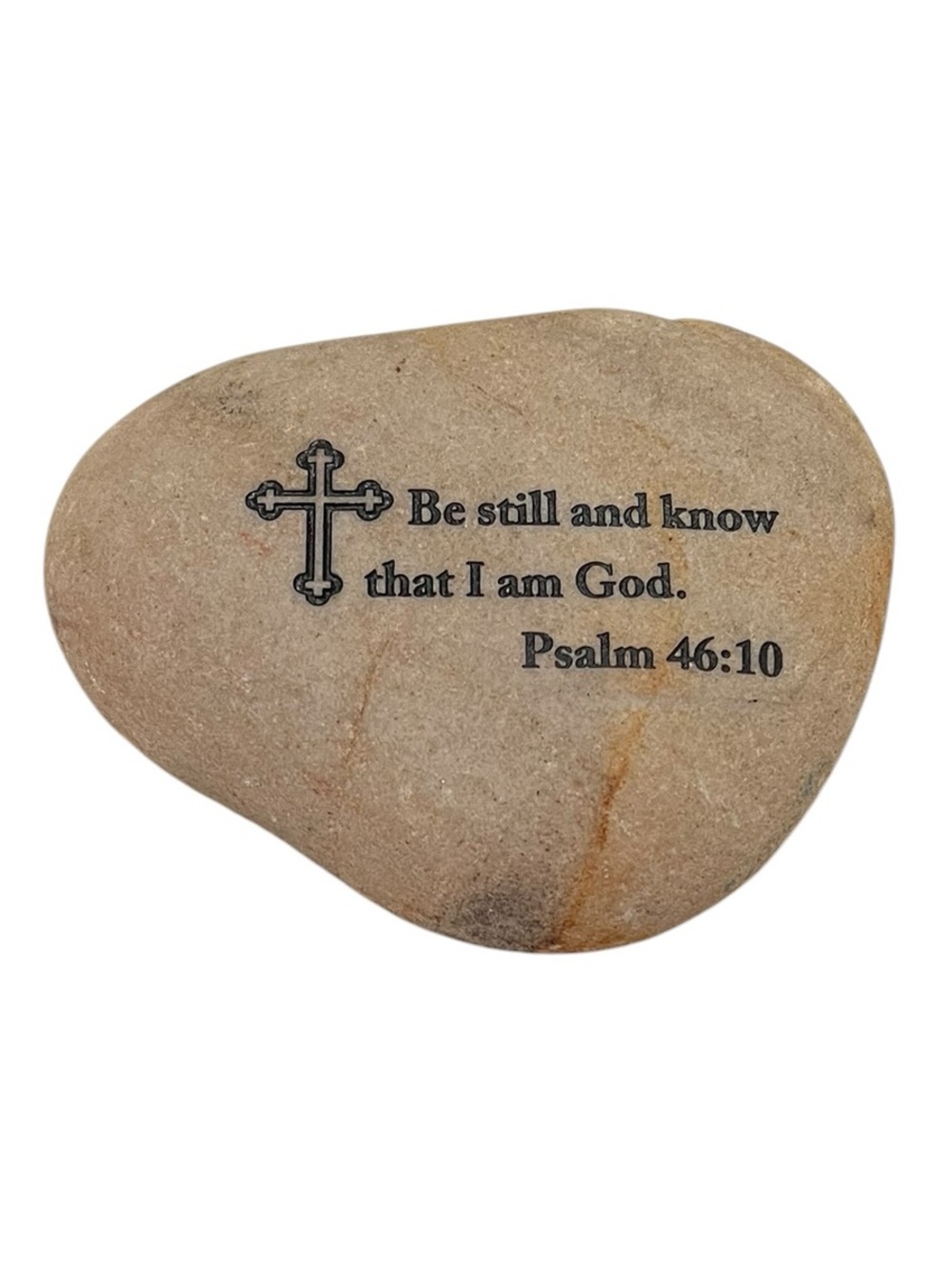 "Be still and know that I am God" Decorative Stone NEW